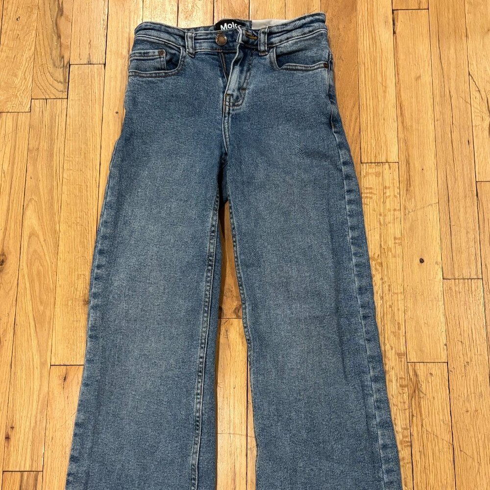 MOLO Girls' Asta Wide Leg Denim Jeans
